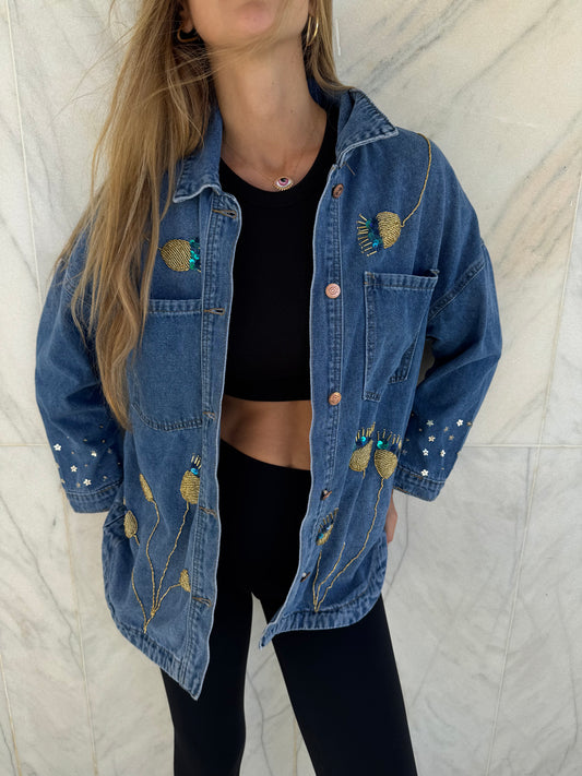 Embroidered Denim