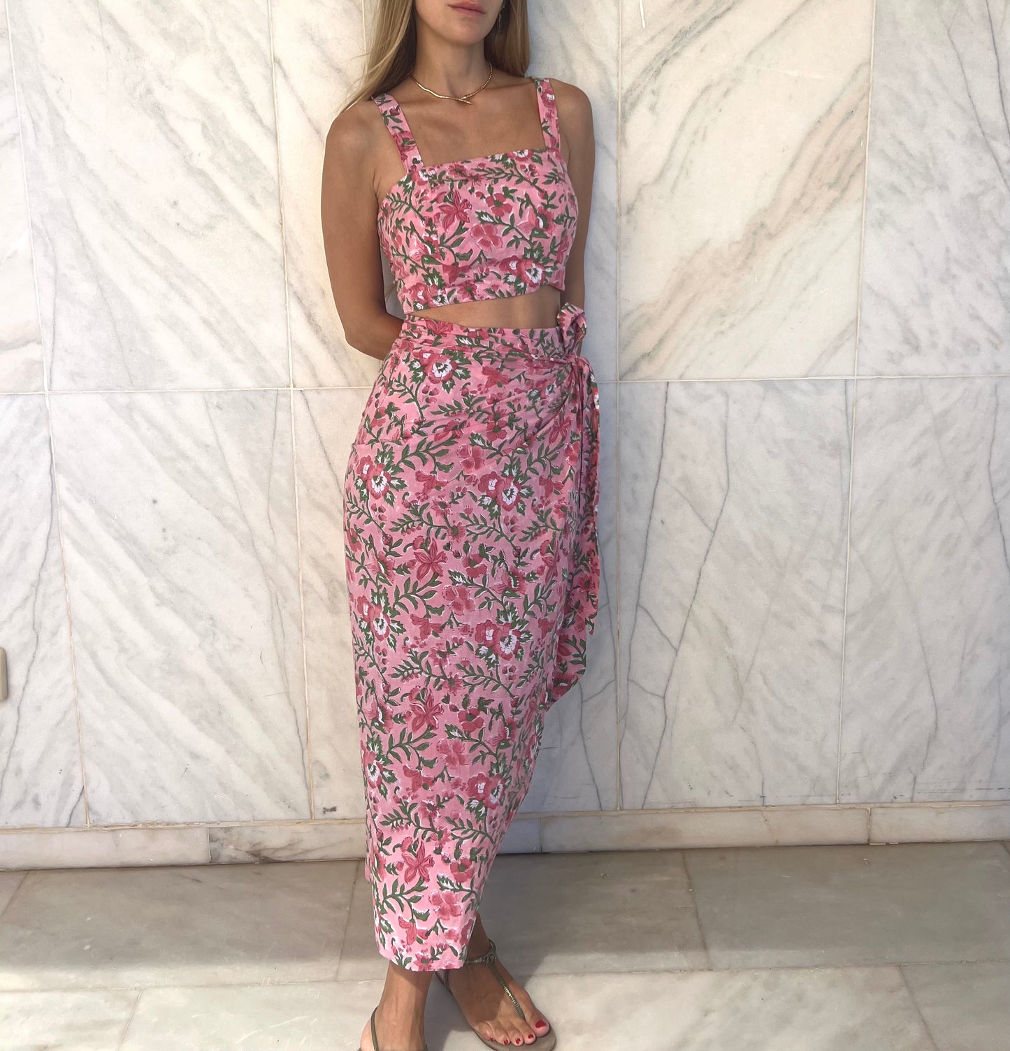 Anya Wrap skirt set