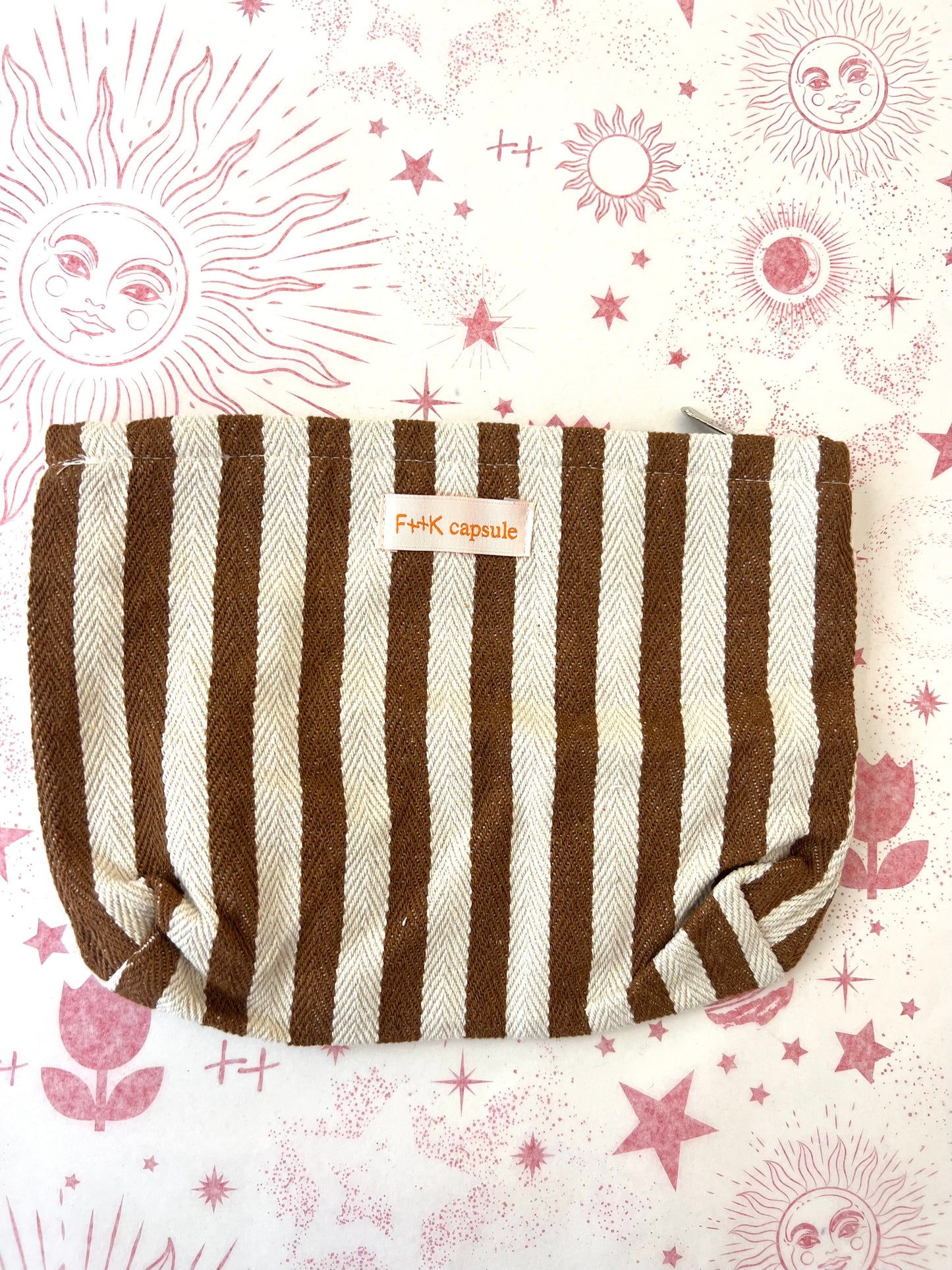 Summer Striped Pouch