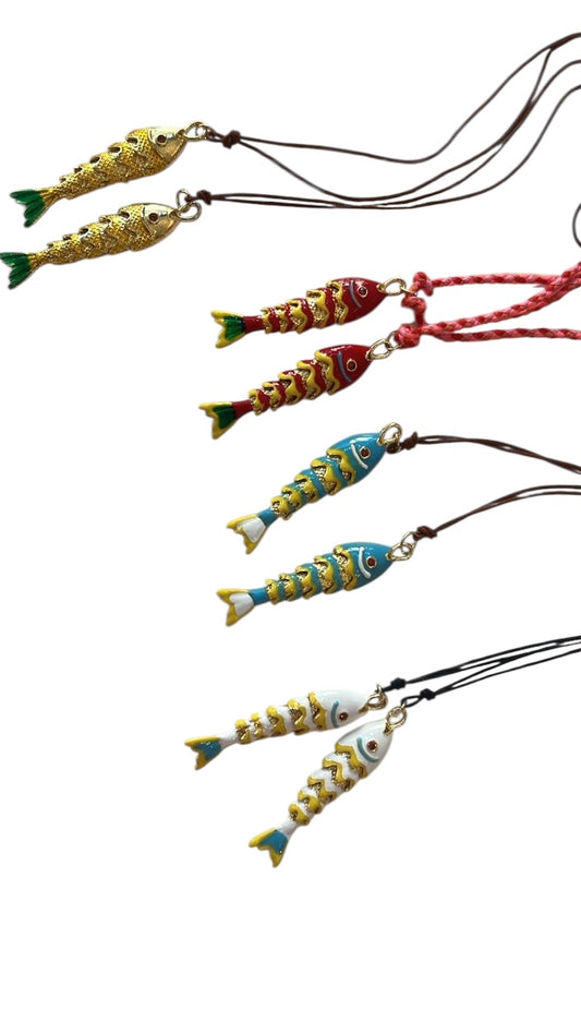 Fish cord necklace