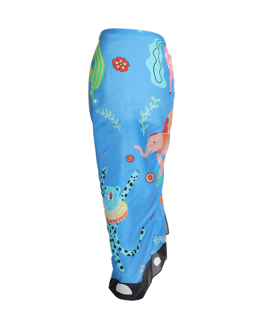 Behind The Curtain Bella Sarong -Cotton silk