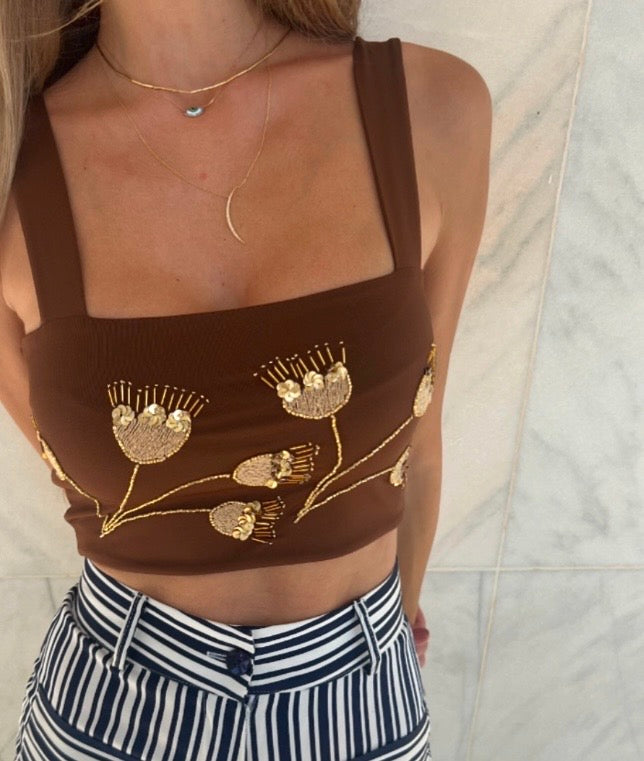 Riviera Embroidered top