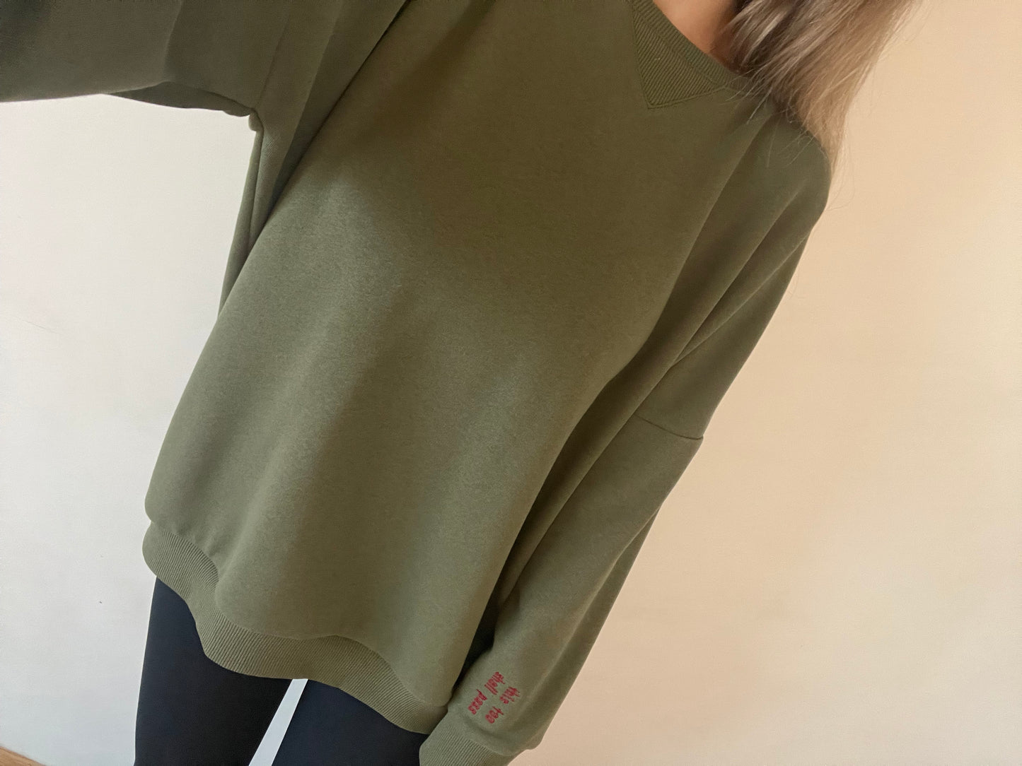 ‘ This too Shall Pass’ round neck sweater