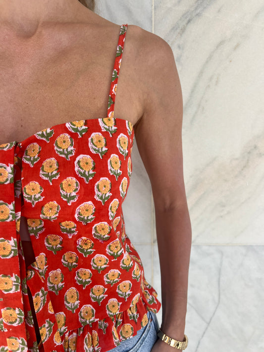 Sunny Side Tie Top