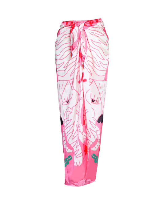 Wild Mirror Stella Sarong -Silky