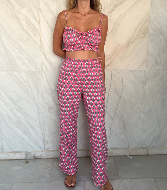 Lee Ruffle Bralette Pink
