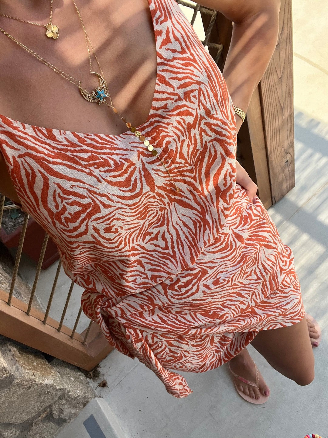 Mala Zebra short wrap set