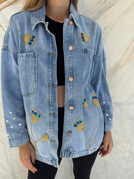 Embroidered Denim