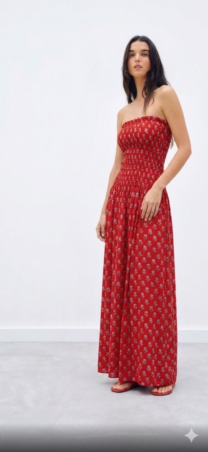 Summer Dress - Red