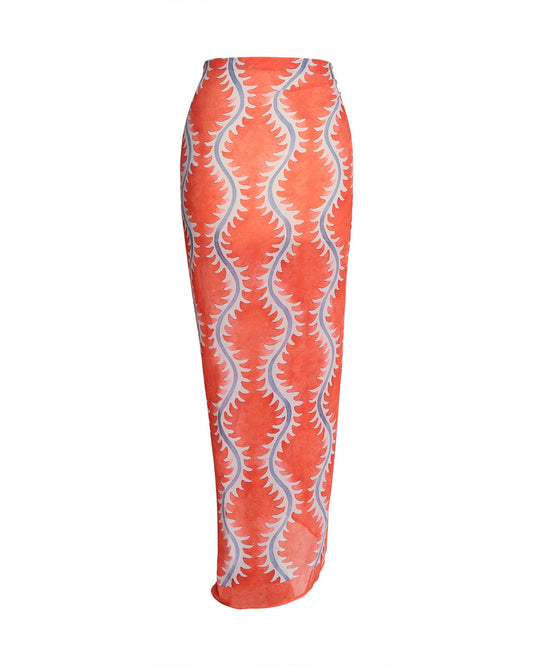 Summer Waves Bella Sarong -Chiffon