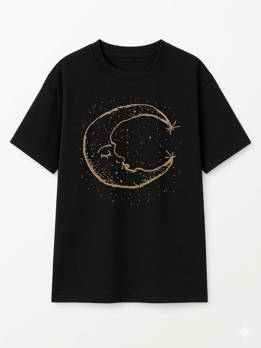 X Rana Embellished Moon Tshirt