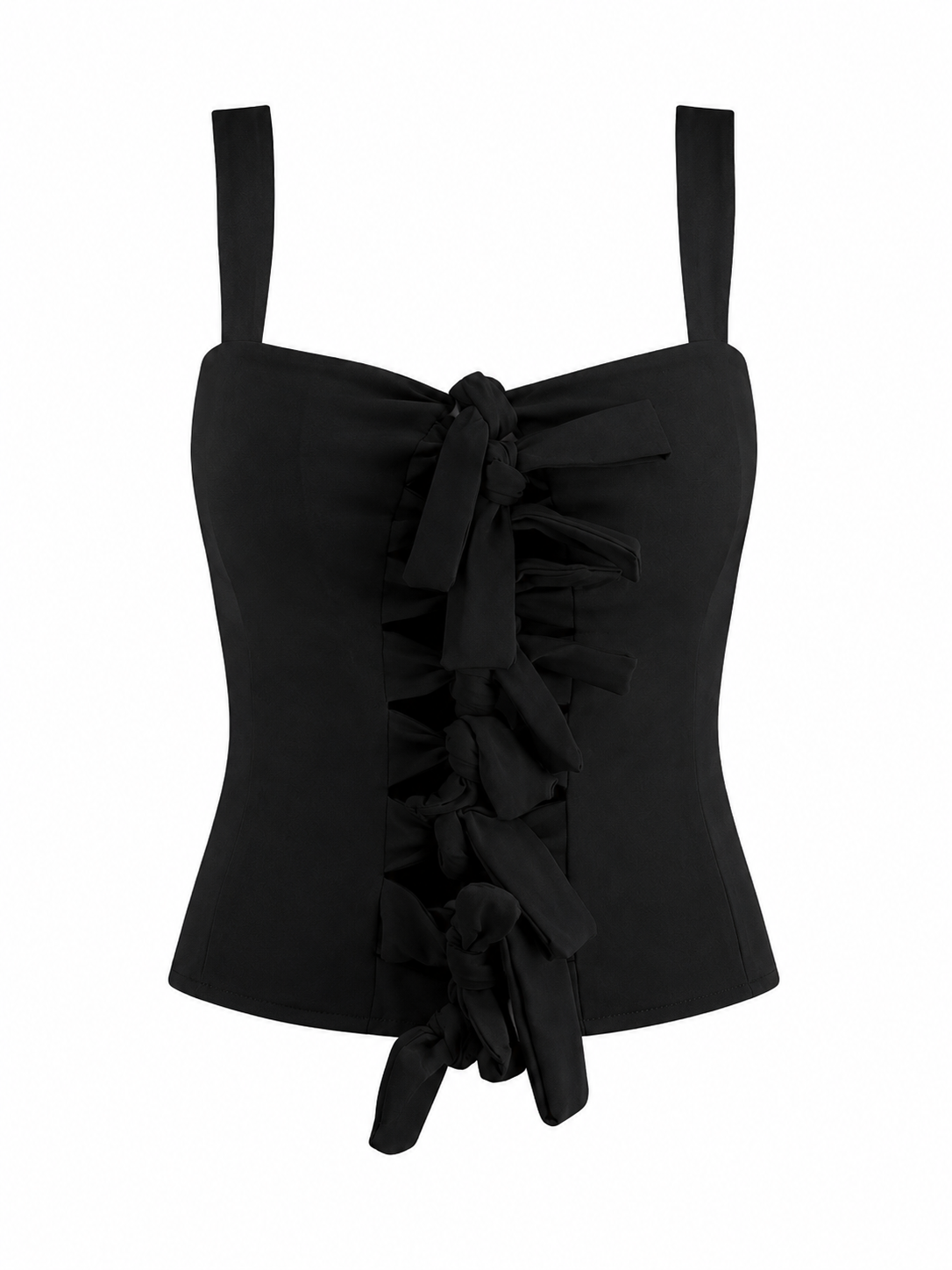 Twist & Tie Top -Black