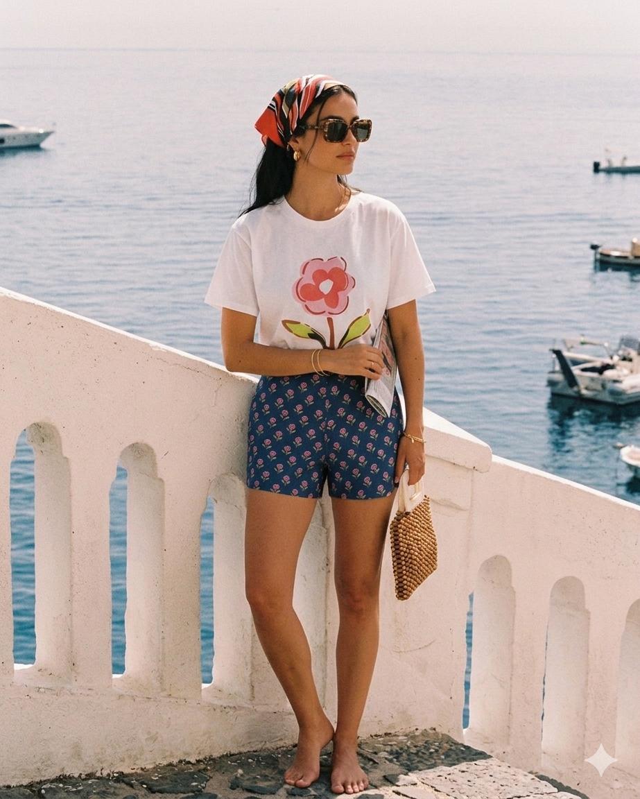 Riviera shorts set