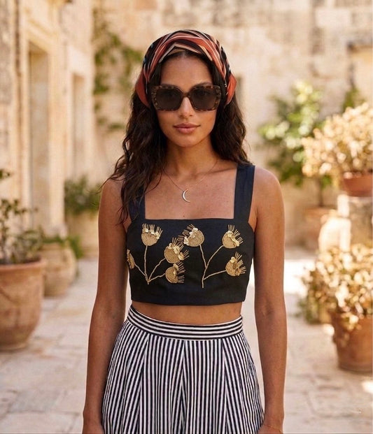 Riviera Embroidered top