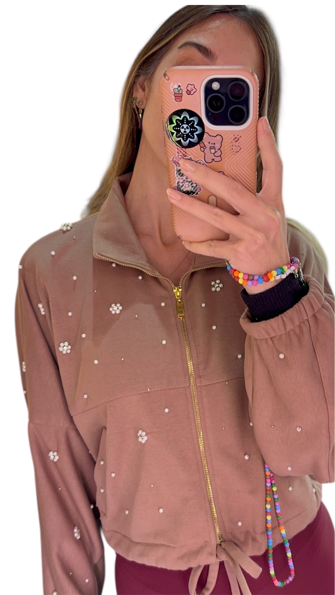 Pearl Bomber- Mocha