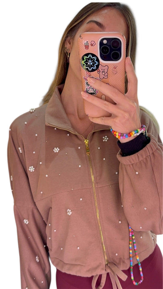 Pearl Bomber- Mocha