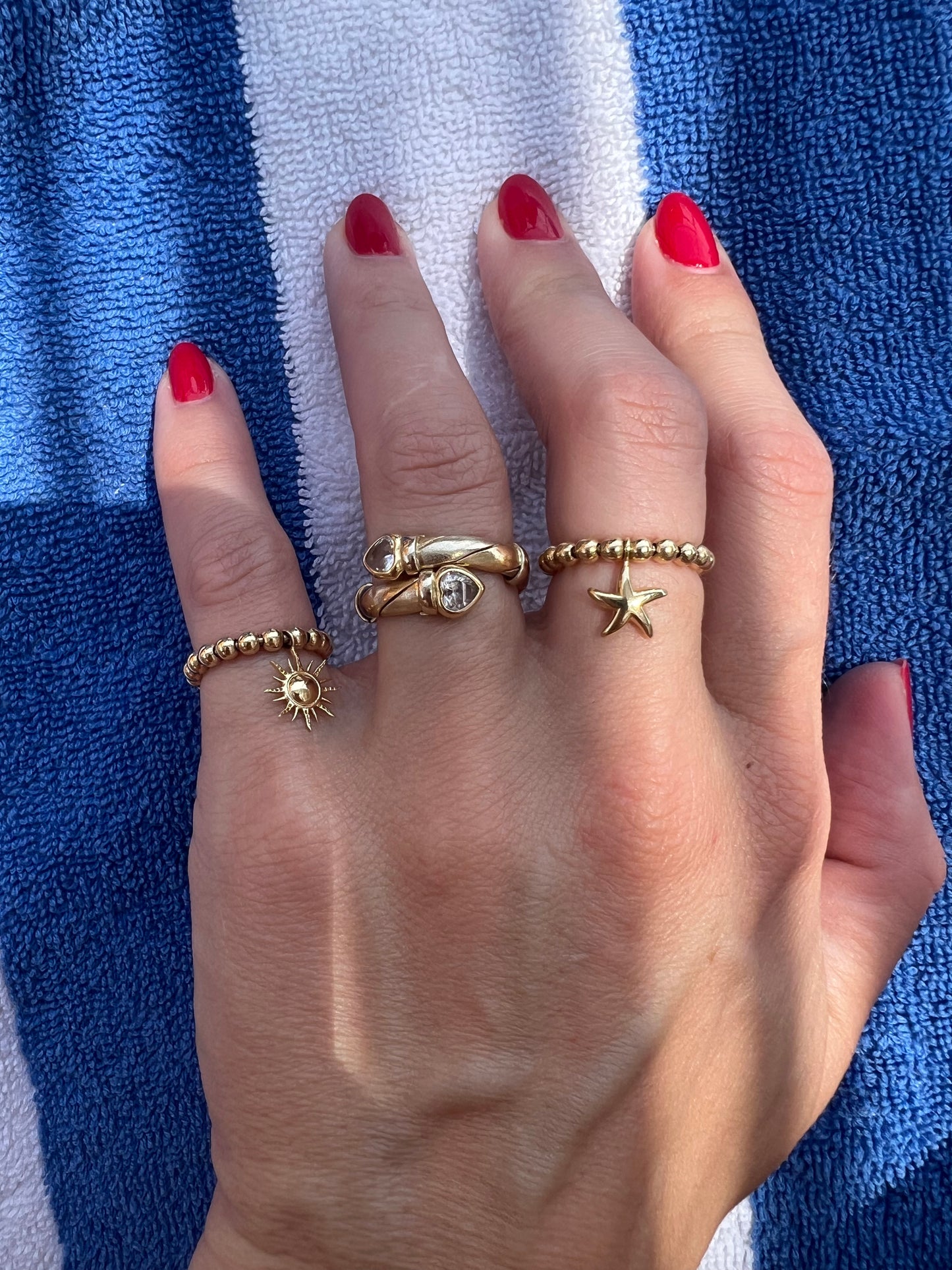 Starfish Charm Ring X Amirai