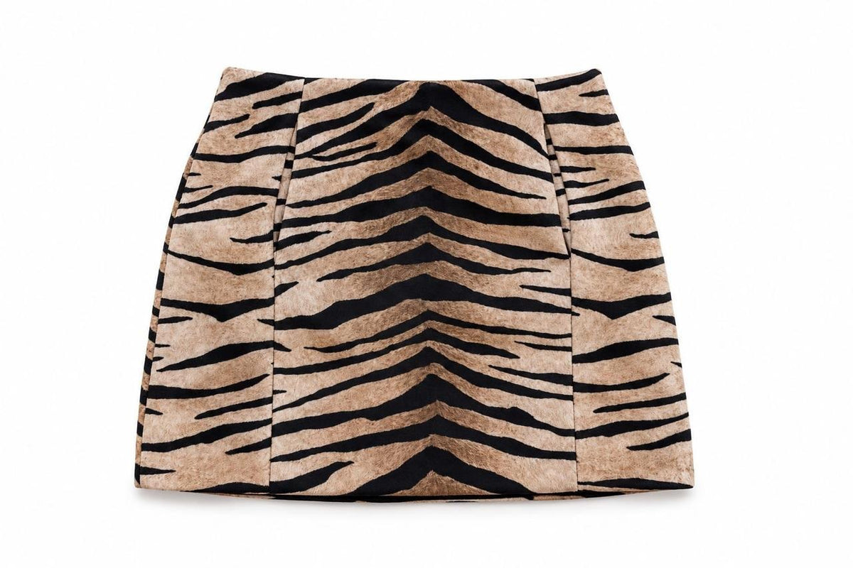 X Rana Skirt - Tiger Black - product view