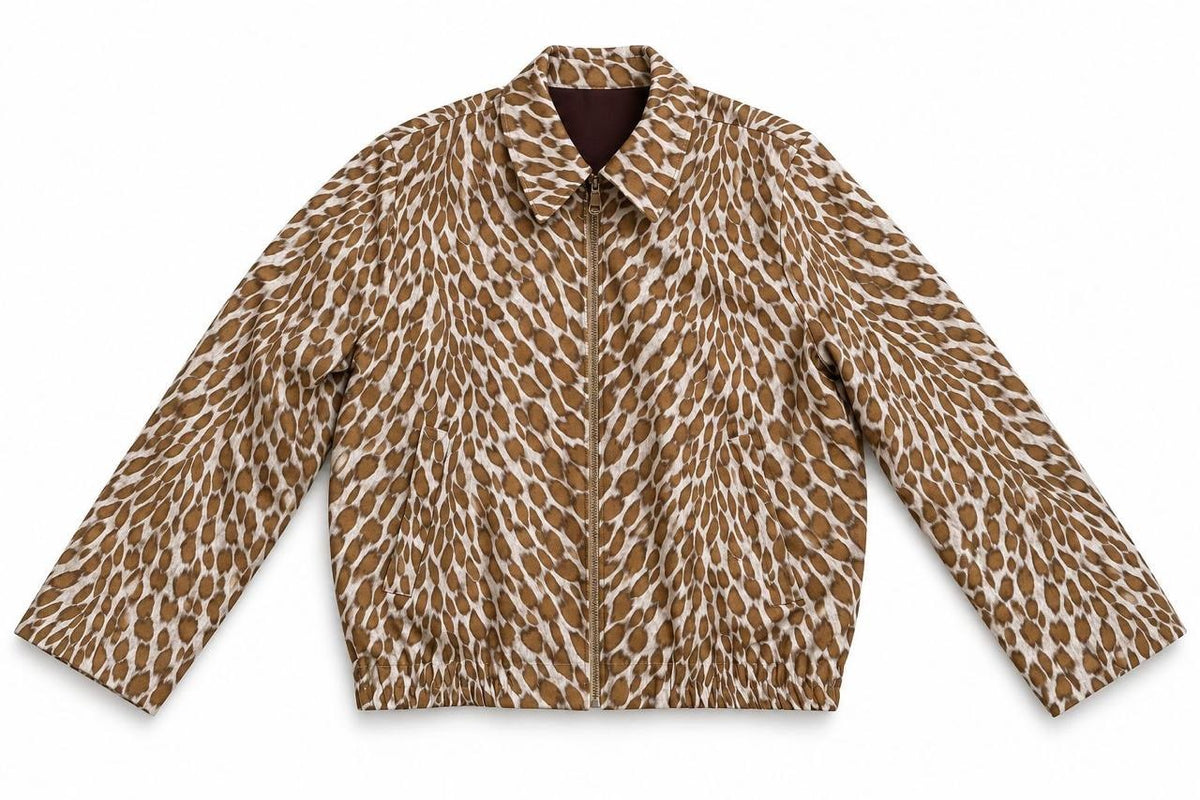 X Rana Boy Jacket - Golden Cheetah - product view