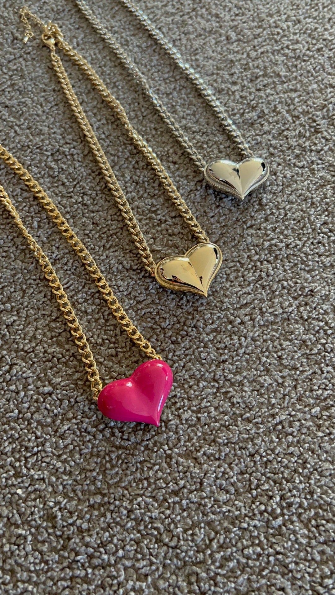 Wear Your Heart On Your Sleeve Enamel Necklace