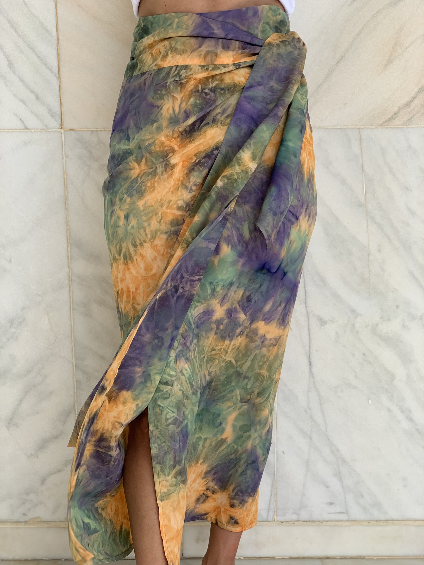 Anya Tie Dye Wrap Skirt