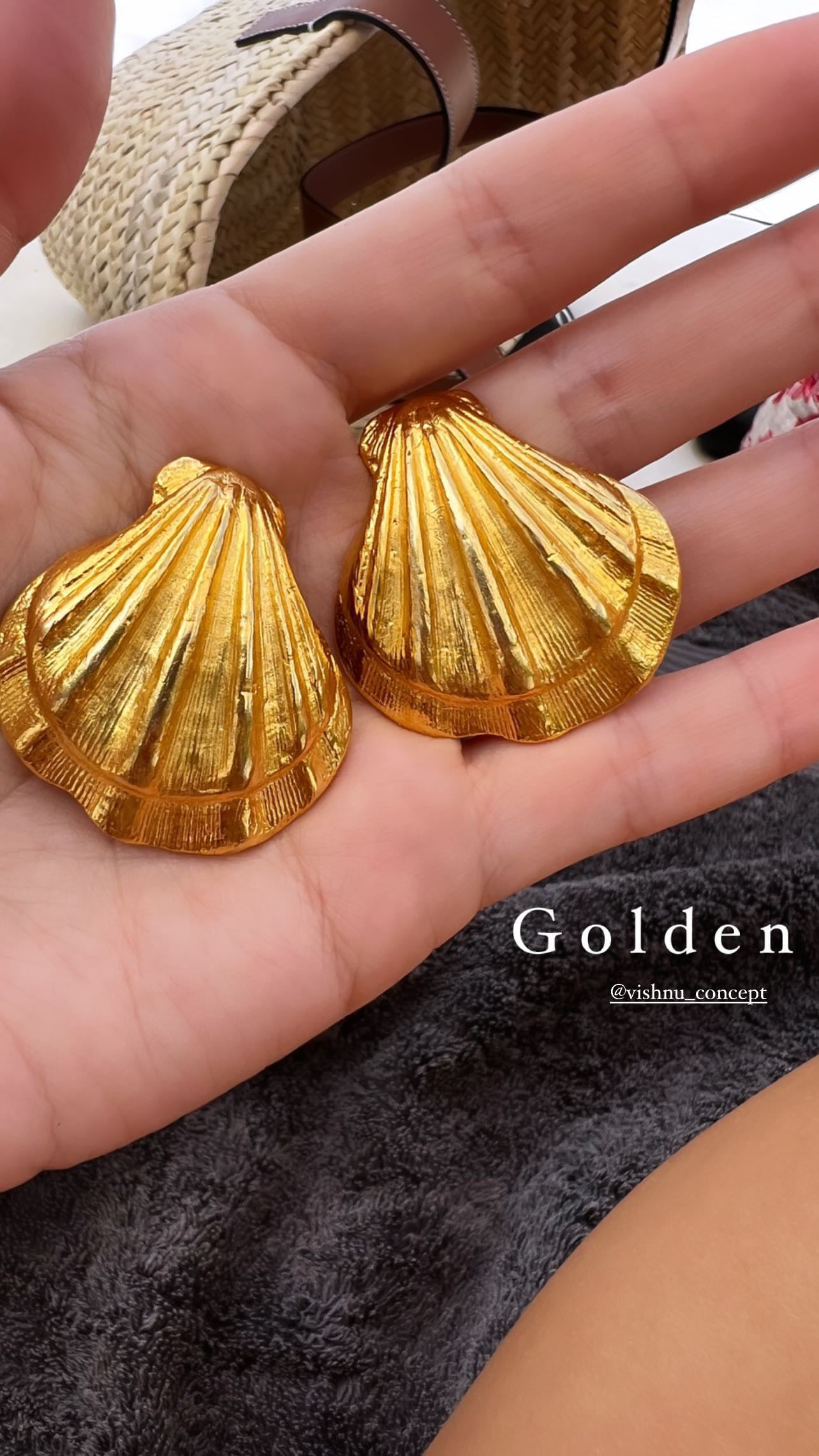 Shell Earrings X Vishnu