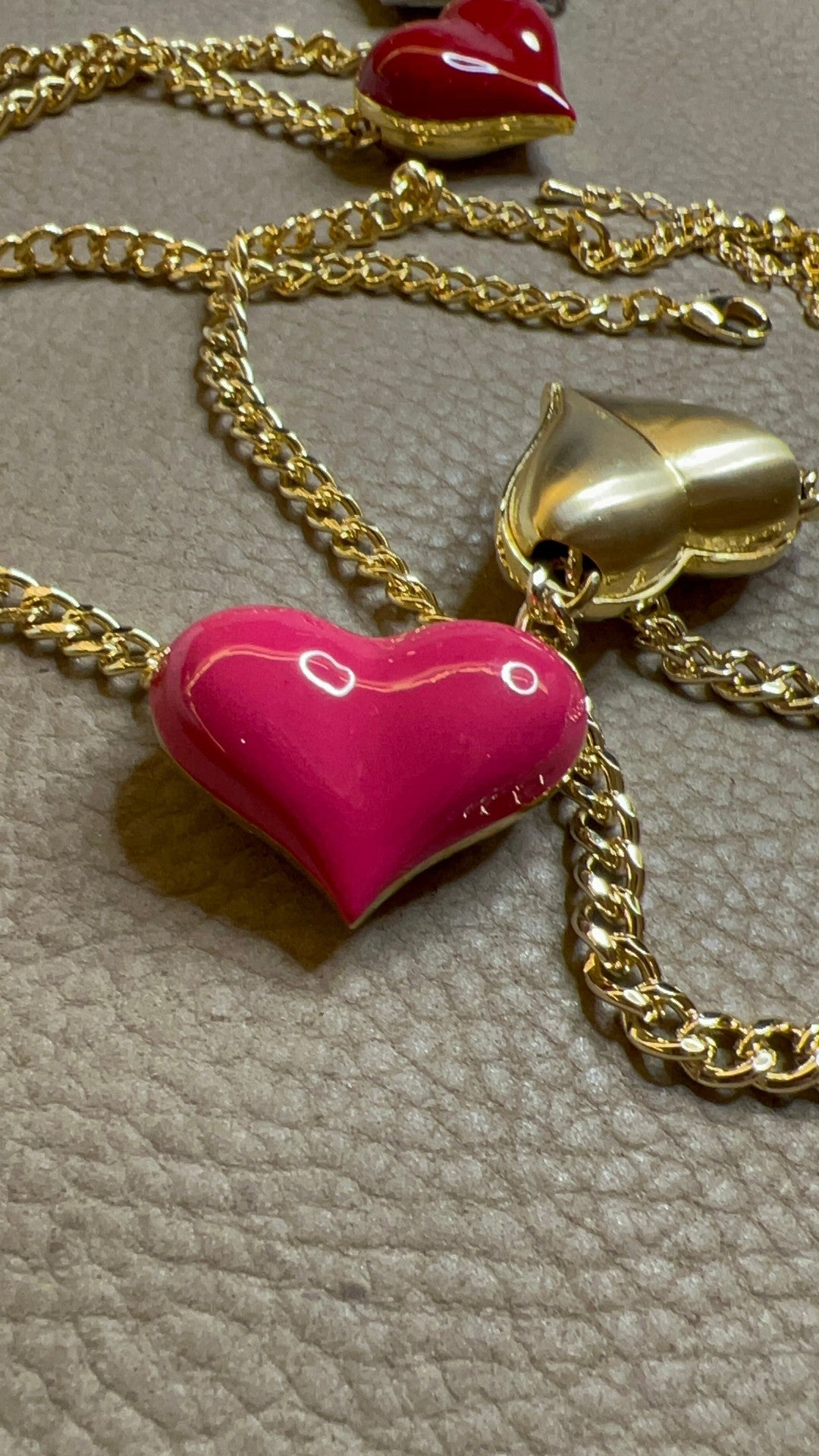 Wear Your Heart On Your Sleeve Enamel Necklace